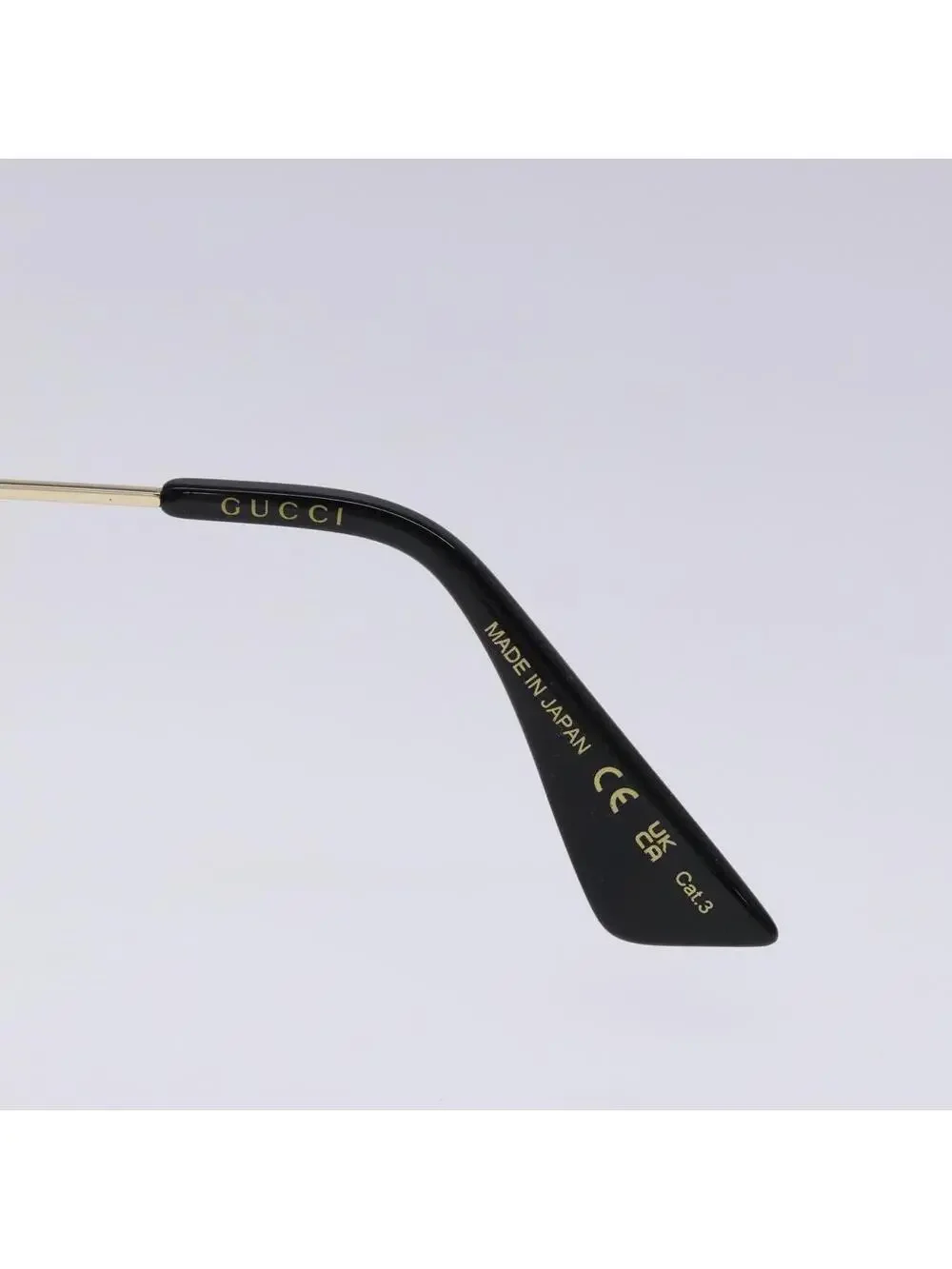 Gucci Gg Sunglasses Plastic Gold Auth #343981G50B